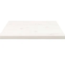 New vidaXL Bordsskiva 40x40x2,5 cm massiv furu fyrkantig Vit