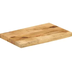 vidaXL Bordsskiva 40x20x2,5 cm levande kant massivt grovt mangoträ