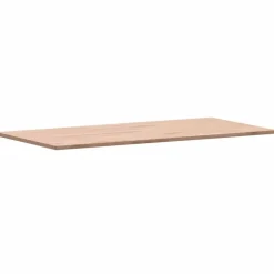 Clearance vidaXL Bordsskiva 80x40x1,5 cm rektangulär massivt bokträ Naturfärg