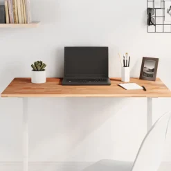 Clearance vidaXL Bordsskiva 100x50x1,5 cm rektangulär massivt bokträ Brun