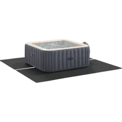 vidaXL Bottenmatta för pool 274 x 274 x 0,1 cm Syntetiskt tyg