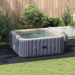 vidaXL Bottenmatta för pool Svart 420 x 220 x 0,1 cm Syntetiskt tyg