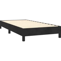 Online vidaXL Boxspring-sängram 80x200 cm sammet Svart