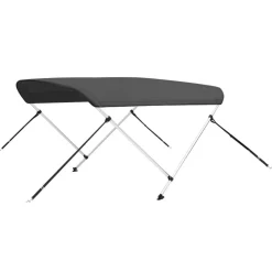 vidaXL Båtkapell 2 bågar antracit 150x120x110 cm