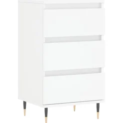 Discount vidaXL Byrå 40x35x70 cm konstruerat trä Vit