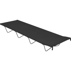 Hot vidaXL Campingsäng 180x60x19 cm oxfordtyg och stål Svart