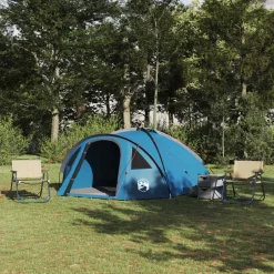 Online vidaXL Campingtält med tak 308 x 268 x 130 cm Polyester Blå