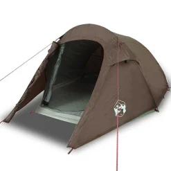 Sale vidaXL Campingtält tunnel 3 personer vattentätt Brun