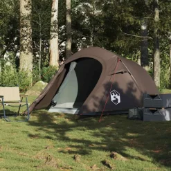 Sale vidaXL Campingtält tunnel 3 personer vattentätt Brun