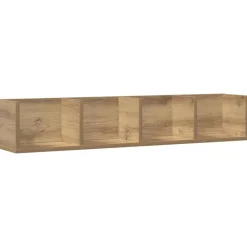 Outlet vidaXL CD-hylla 100x18x18 cm konstruerat trä artisan ek