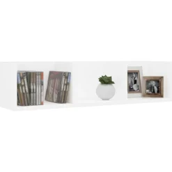 Online vidaXL CD-hylla 75x18x18 cm konstruerat trä Vit