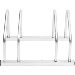 Sale vidaXL Cykelställ För 2 cyklar galvaniserat stål Silver