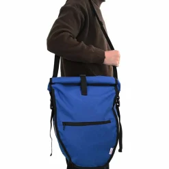 vidaXL Cykelväska Blå 32,5 x 17 x 57 cm Polyester