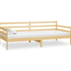 vidaXL Dagbädd massiv furu 90x200 cm