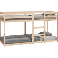 New vidaXL Dagbädd 80x200 cm massiv furu Naturfärg