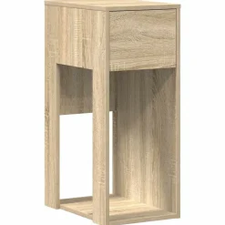 vidaXL Datorstativ med låda sonoma-ek 30x44x74 cm