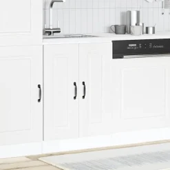 Online vidaXL Diskbänk underskåp Kalmar 60x46x81,5 cm konstruerat trä Vit