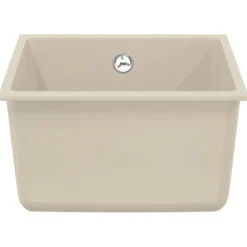 vidaXL Diskho 370 x 460 mm 80% Kvarts och 20% Resin Beige