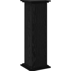 vidaXL Displayställ med hylla Svart Ek 31 x 30 x 90 cm Konstruerat trä