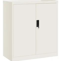 vidaXL Dokumentskåp vit 79x40x90 cm stål