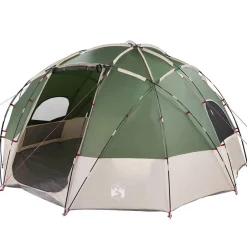 New vidaXL Dome Tält med tak med lagring 475 x 475 x 235 cm taffeta Grön