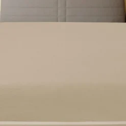 vidaXL Dra-på-lakan jersey taupe 90x200 cm bomull