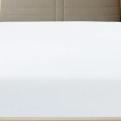Clearance vidaXL Dra-på-lakan jersey 90x200 cm bomull Vit