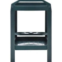 vidaXL Drinkvagn grön 69x53x72 cm plast