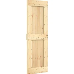 Clearance vidaXL Dörr NARVIK 70 x 210 cm Massiv furuträdörr Naturfärg