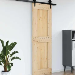 Clearance vidaXL Dörr NARVIK 70 x 210 cm Massiv furuträdörr Naturfärg