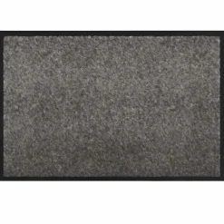 vidaXL Dörrmatta Ljusgrå 60 x 40 x 1.2 cm Teddytyg