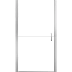 vidaXL Duschdörr härdat glas 81x195 cm