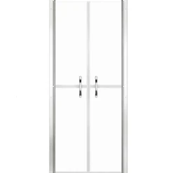 Hot vidaXL Duschdörr klar ESG 71x190 cm Silver