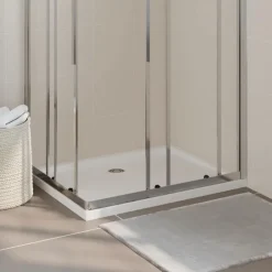 Best vidaXL Duschkar rektangulärt ABS 70x90 cm Vit