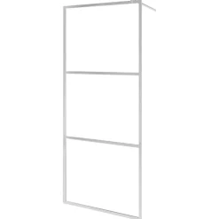 vidaXL Duschvägg med klart ESG-glas 80x195 cm