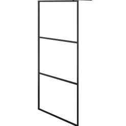 Online vidaXL Duschvägg med klart ESG-glas 80x195 cm Svart