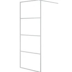 Sale vidaXL Duschvägg 80x195 cm klart ESG-glas Silver