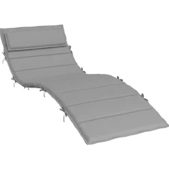Hot vidaXL Dyna till solsäng 180x60x4 cm oxfordtyg Grå