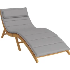 Hot vidaXL Dyna till solsäng 180x60x4 cm oxfordtyg Grå