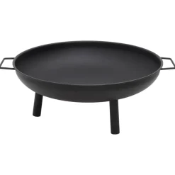 Discount vidaXL Eldstad 67,5x58x22,5 cm stål Svart