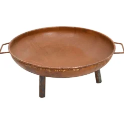 Best vidaXL Eldstad 67,5x58x22,5 cm stål Brun
