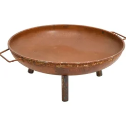 Best vidaXL Eldstad 67,5x58x22,5 cm stål Brun