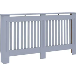 vidaXL Elementskydd antracit 152x19x81,5 cm MDF