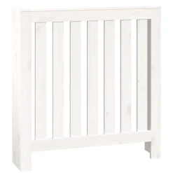 Clearance vidaXL Elementskydd 79,5x19x84 cm massiv furu Vit