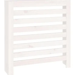 vidaXL Elementskydd Vit 79,5x19x84 cm massiv furu