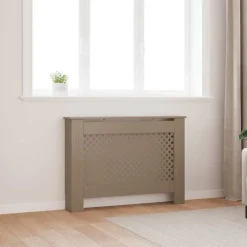 New vidaXL Elementskydd 112x19x81,5 cm MDF Brun