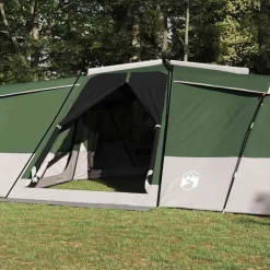 Hot vidaXL Familjetält med tak med lagring 833 x 585 x 216 cm taffeta Grön