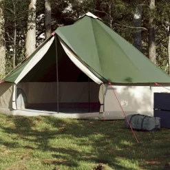 Outlet vidaXL Familjetält tipi 6 personer vattentätt Grön