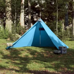 Outlet vidaXL Familjetält tipi 7 personer vattentätt Blå