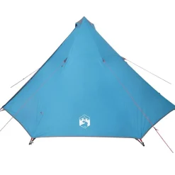 New vidaXL Familjetält tipi 8 personer vattentätt Blå